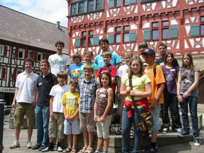 Die Teinehmer beim Stadtspiel