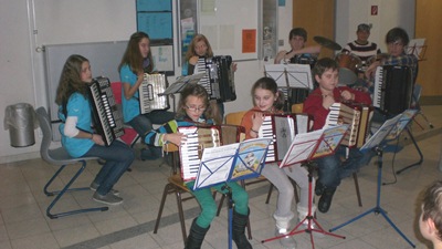 Abschlusskonzert der Akkordeon AG