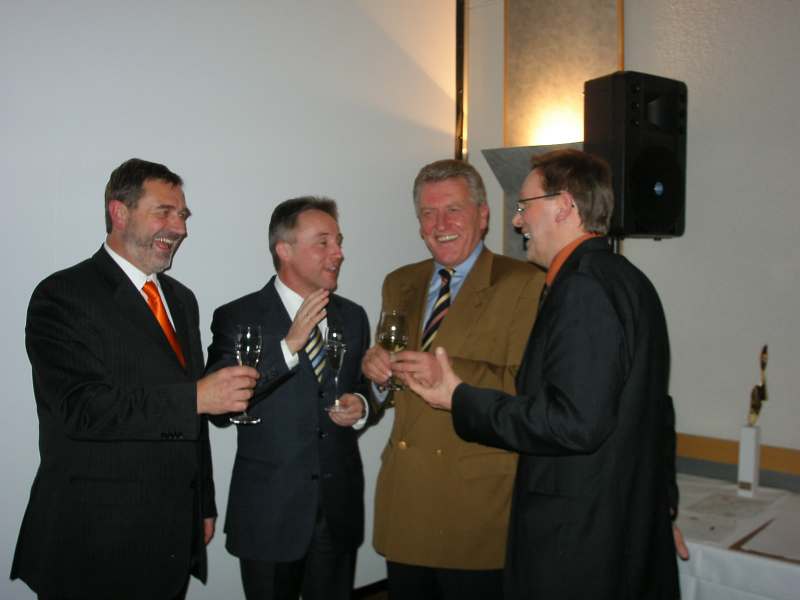 Siegfried Gro, Dr. Rainer Haas, Ernst Pfister, Rainer Gerhusser