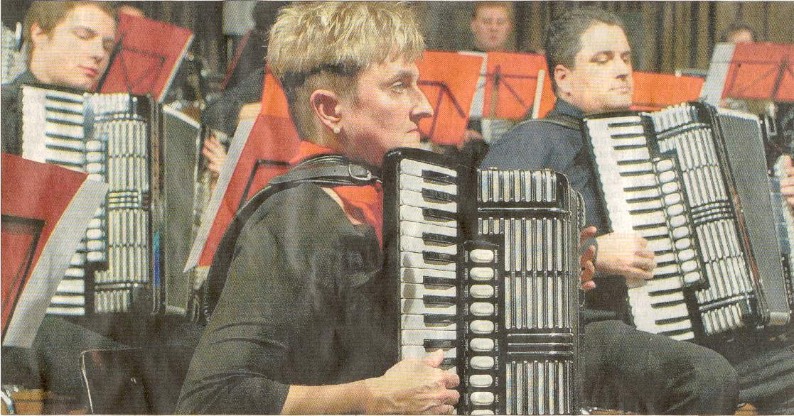 Das erste Orchester des Harmonikavereins Großbottwar genießt einen guten Ruf.