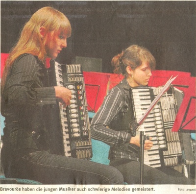 Bravours haben die jungen Musiker auch schwierige Melodien gemeistert